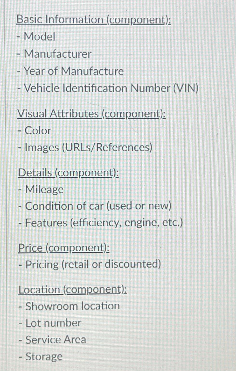Solved What attributes could I add to this method? I need a | Chegg.com
