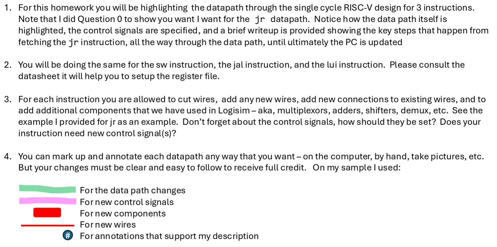 Solved 1. ﻿For this homework you will be highlighting the | Chegg.com