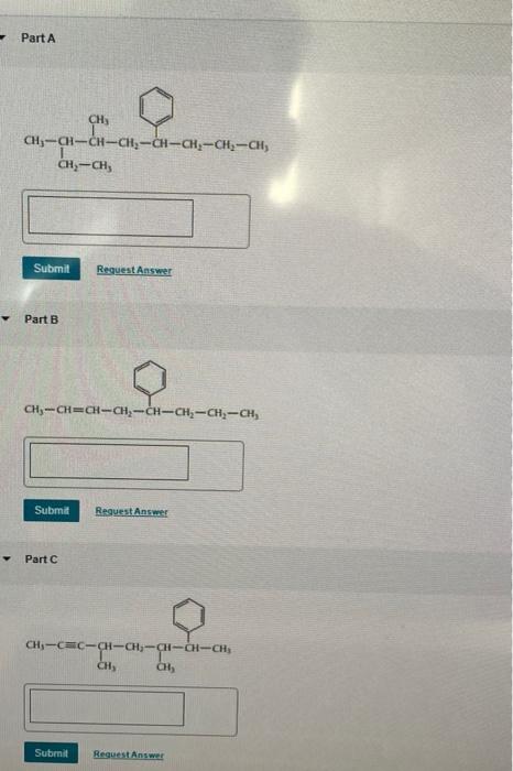 PartA
Submit Request Answer
Part B
Submat ReguestAnswer
Part C
Submit ReguestÂnswer