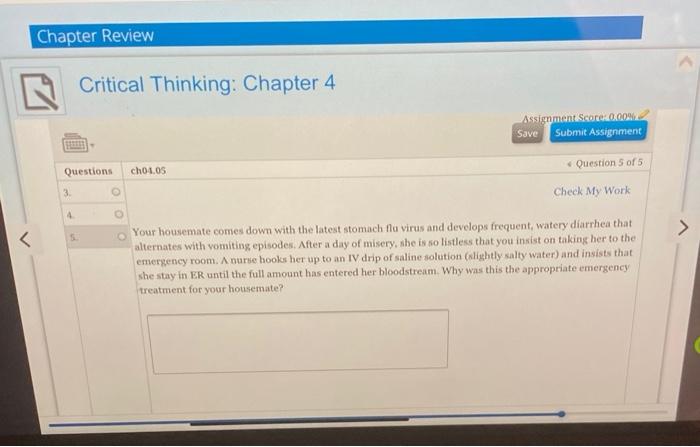 critical thinking chapter 4 answers