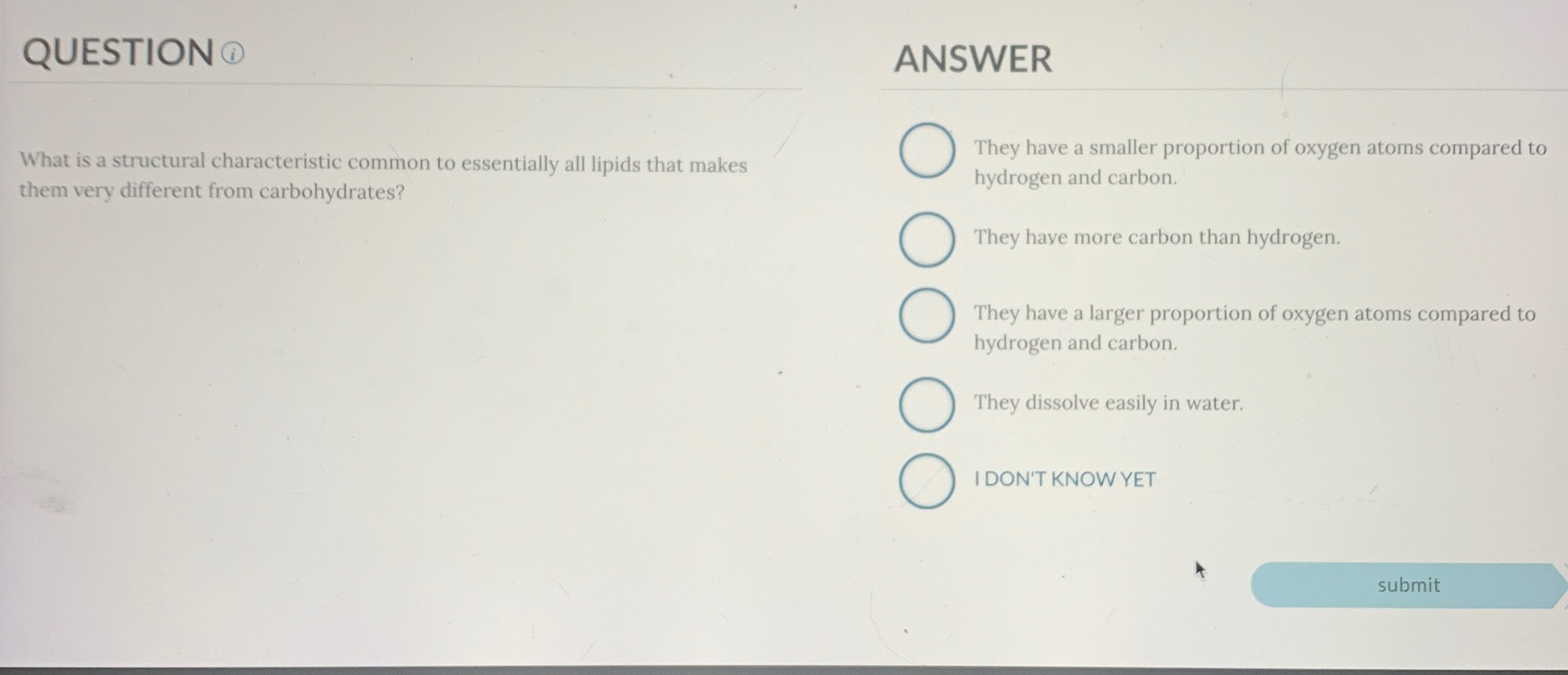 Solved QUESTIONWhat is a structural characteristic common to | Chegg.com