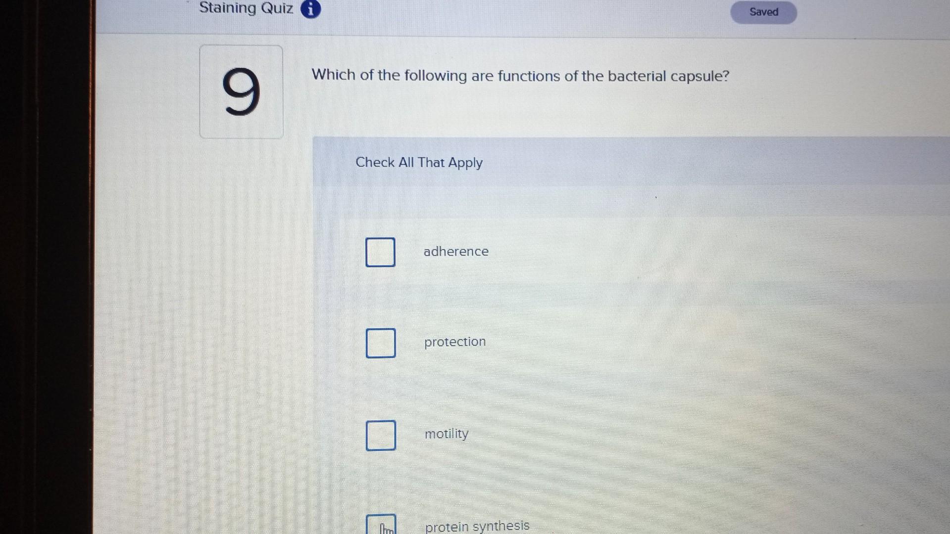 solved-which-of-the-following-are-functions-of-the-bacterial-chegg