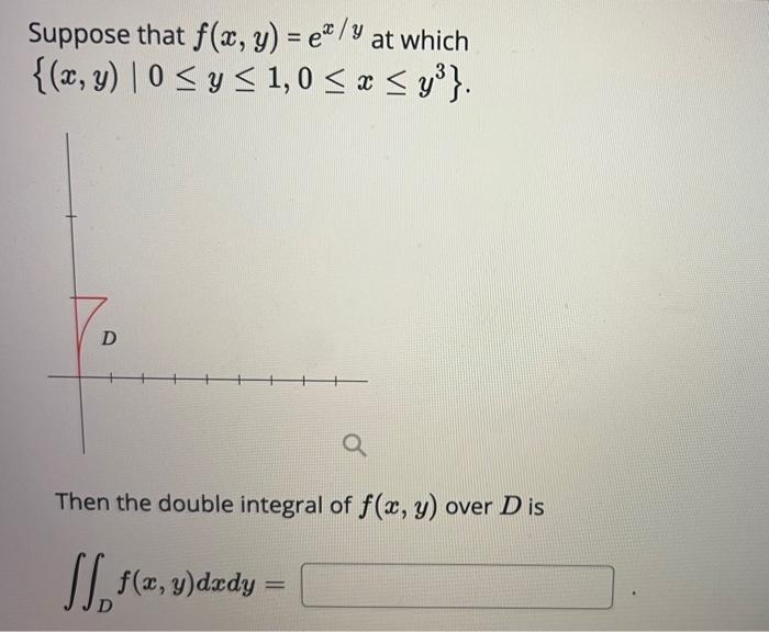 Solved Suppose That F(x,y)=ex/y At Which | Chegg.com