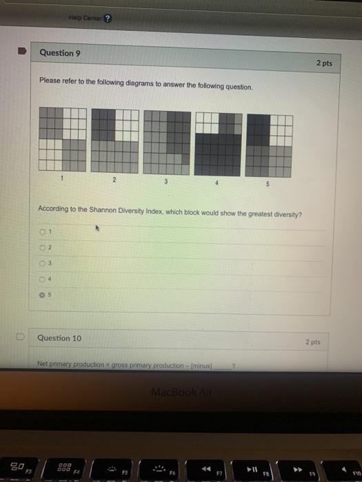 Solved Help Center ? Question 9 2 pts Please refer to the | Chegg.com
