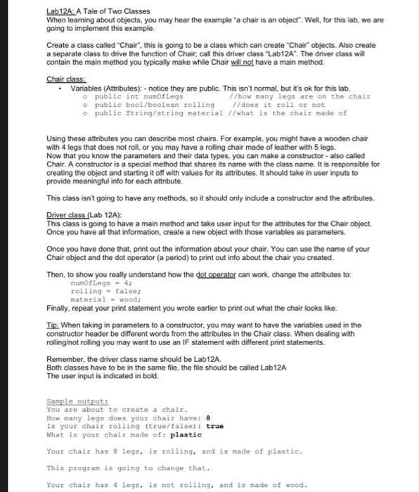 case study 8.1 a tale of two classes