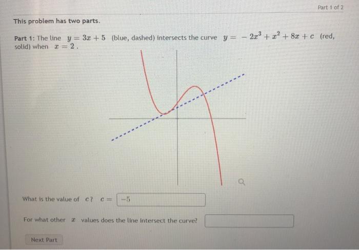 Solved Part 1 of 2 This problem has two parts. Part 1: The | Chegg.com