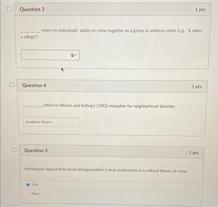 Solved D Question 3 1 pts refers to individuals' ability to | Chegg.com