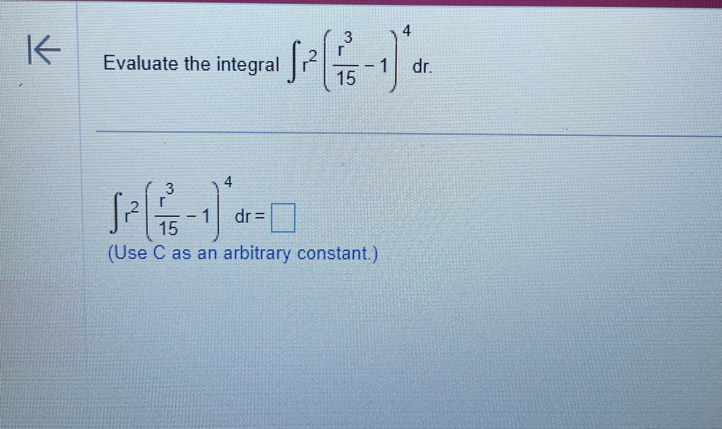 Solved 1 Evaluate The Integral Chegg Com