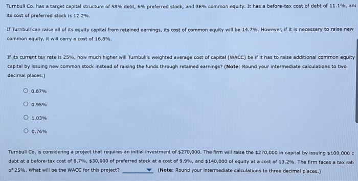 Solved Each of the following factors affects the weighted | Chegg.com