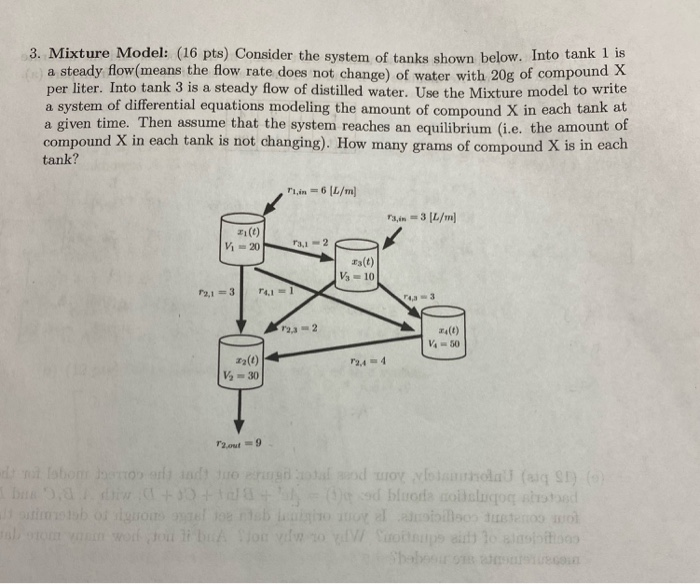 Solved 3. Mixture Model: (16 pts) Consider the system of | Chegg.com
