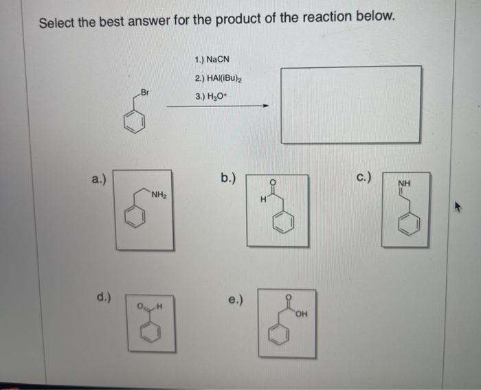 Solved Select the best answer for the product of the | Chegg.com