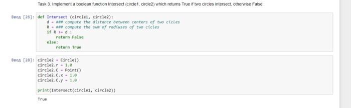 Solved Task 1. Create a class Circle with attributes | Chegg.com