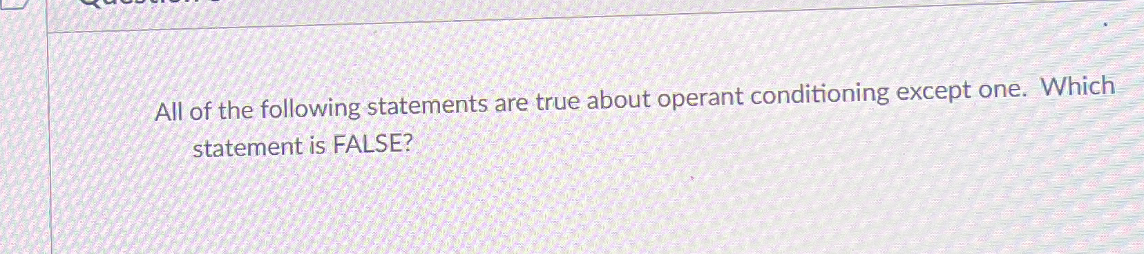 Solved All of the following statements are true about | Chegg.com
