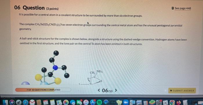 Solved What is the value of the bond angle defined by | Chegg.com