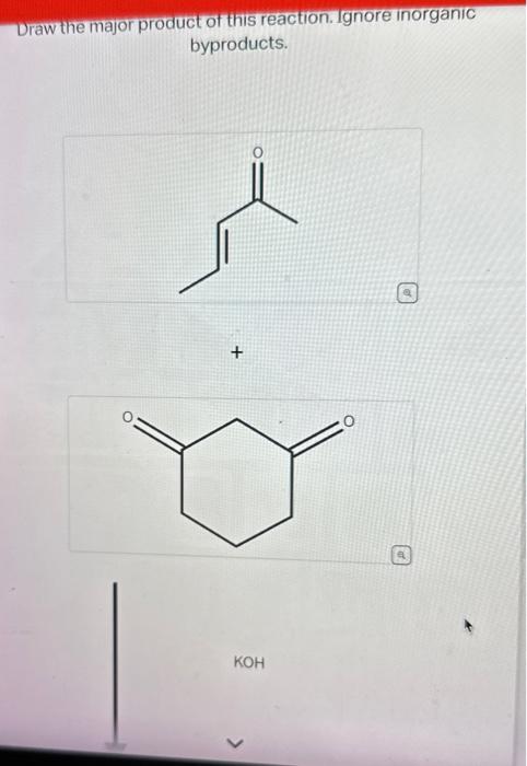 Solved Draw the major product of this reaction. ignore | Chegg.com