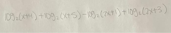 log6x 2 5x 2x 2 3x 1