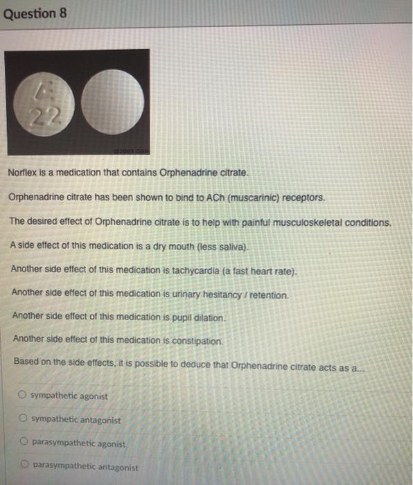 Solved Question 6 Ro 40 Corgard Is A Medication That Cont Chegg Com