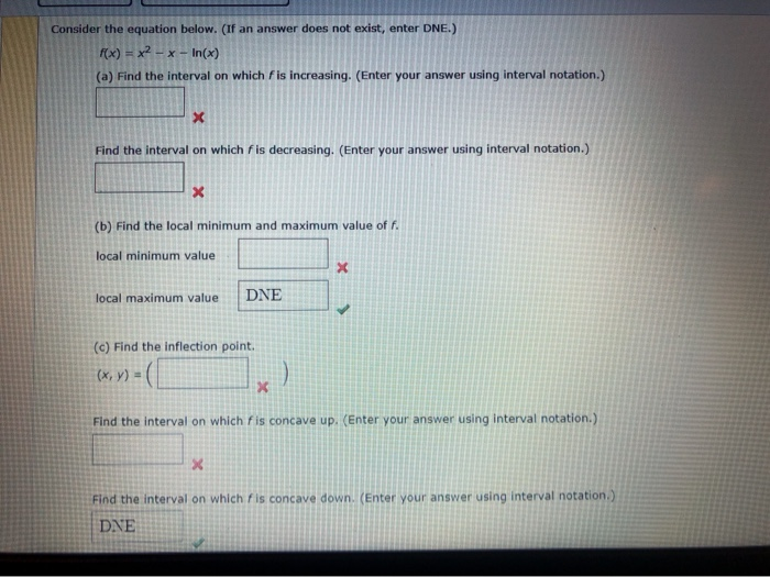 Solved Consider the equation below. (If an answer does not | Chegg.com