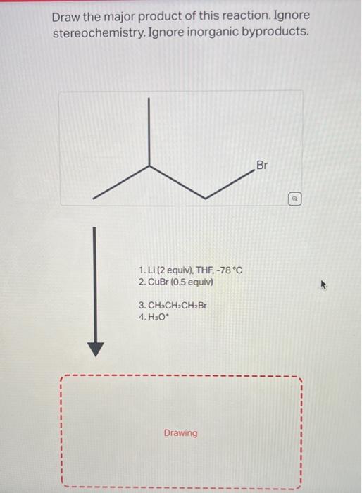 Solved (a) Draw the major product of this reaction. Ignore | Chegg.com