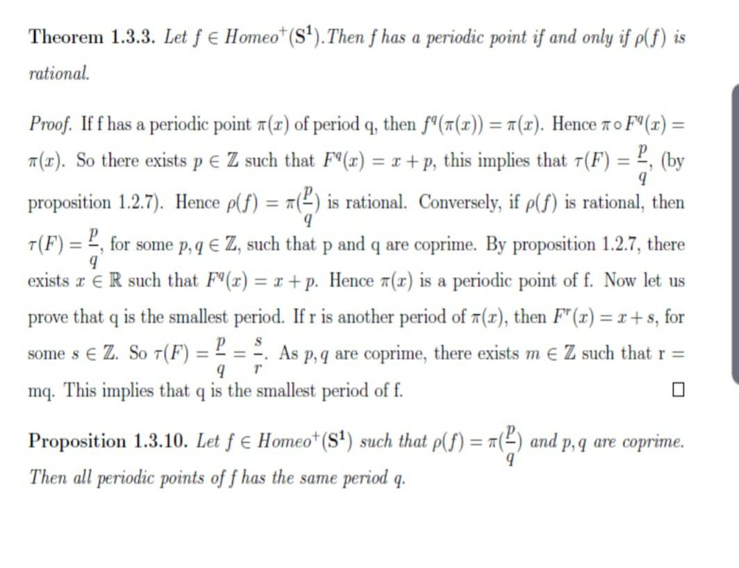 Theorem 1 3 3 Let F Homeof S Then F Has A Per Chegg Com