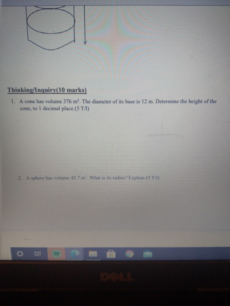 Solved 2. Three tennis balls are packaged in a cylindrical