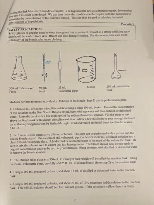 Solved Titration Data Calculations Moles of Na2 S2O3 in | Chegg.com