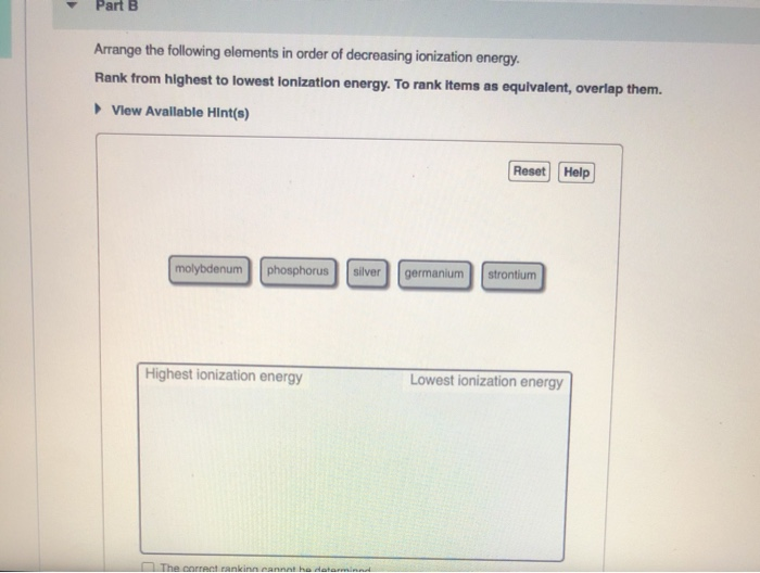 Review Constants 1 Periodic Ta Rank the atoms from