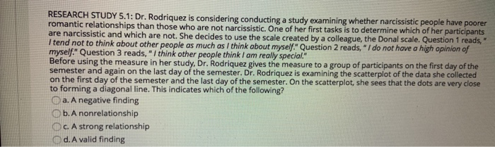 research study 5.1 dr. rodriguez