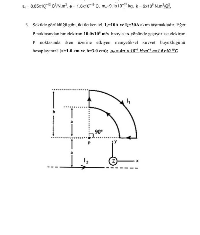 Solved ε0=8.85×10−12C2/N⋅m2,e˙=1.6×10−19C,me=9.1×10−31 | Chegg.com