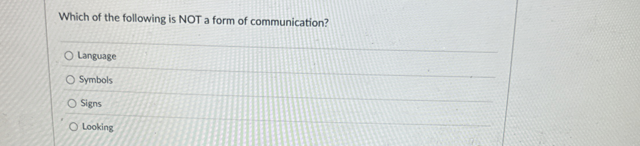 Solved Which of the following is NOT a form of