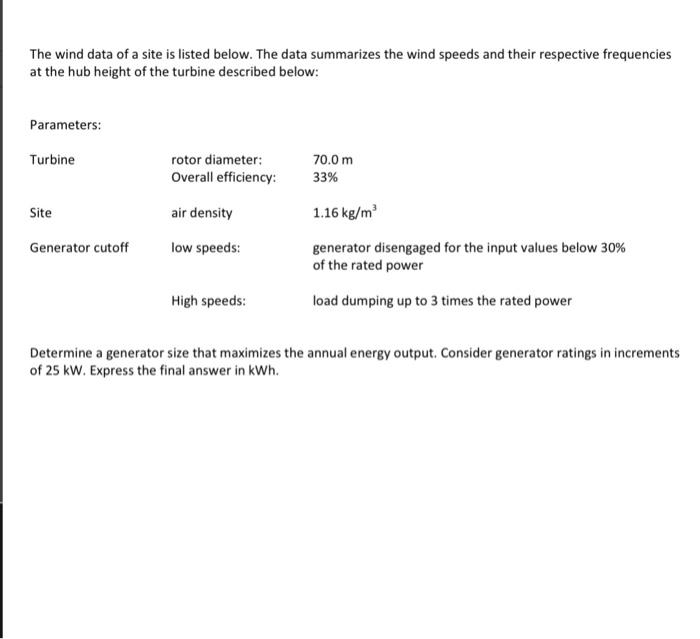 wind energy assignment pdf