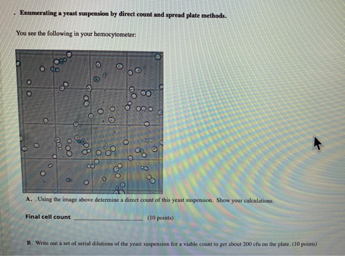 Solved this is a direct count question not viable count | Chegg.com