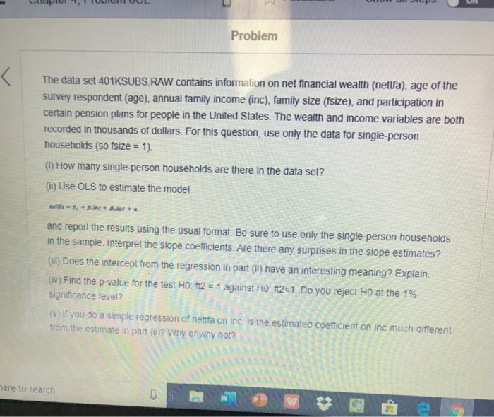 Solved I need help with this problem specially the question | Chegg.com