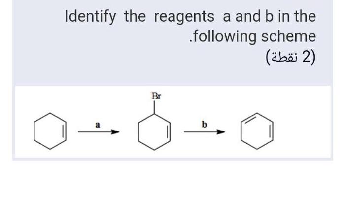 Solved Identify The Reagents A And B In The .following | Chegg.com