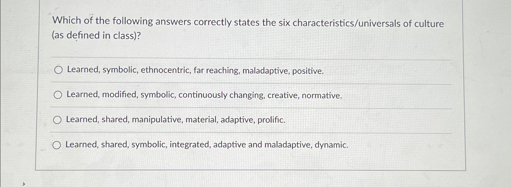 Solved Which of the following answers correctly states the | Chegg.com