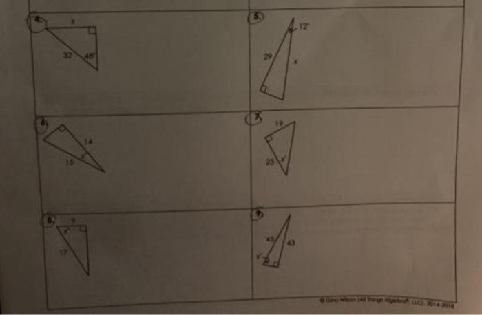 right triangles and trigonometry homework 6