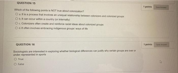 Solved QUESTION 13 1 points Which of the following points is | Chegg.com