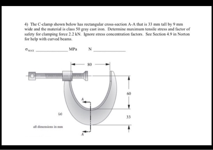 assignment d 4 counter clamp bar