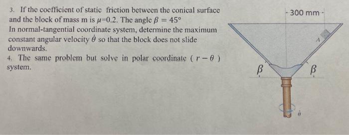 Solved 3. If the coefficient of static friction between the | Chegg.com