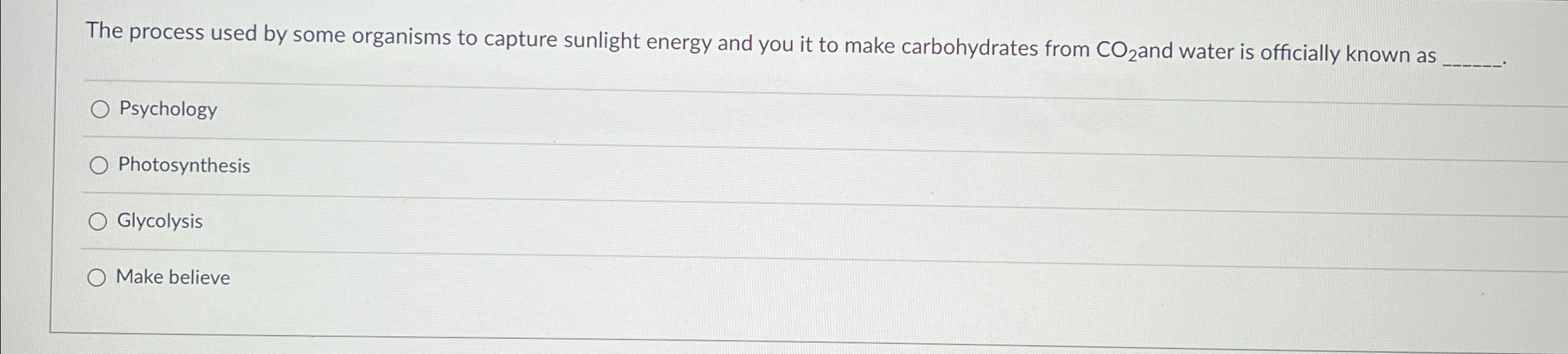 Solved The process used by some organisms to capture | Chegg.com