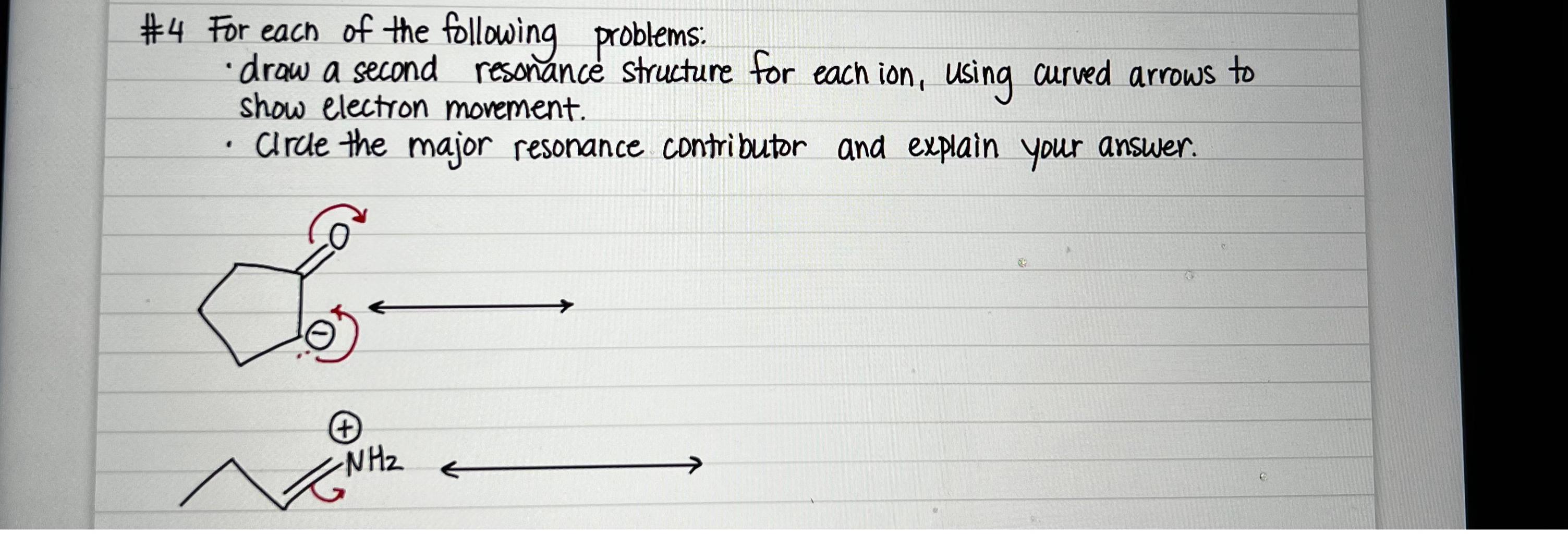 Solved 4 ﻿for Each Of The Following Problemsdraw A Second 9989