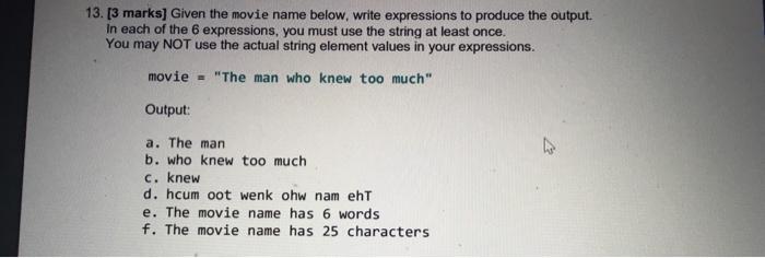 Solved 12. [2 marks] The following code does not work. You | Chegg.com