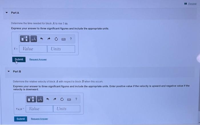 Solved Problem 12.208 The motor draws in the cable at C with | Chegg.com