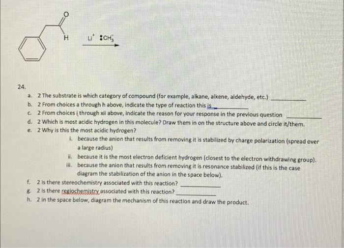 Solved For each reaction below, identify the type of | Chegg.com