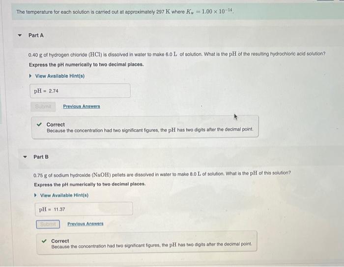 Solved What Is The POH Of The Solution In Part B? Express | Chegg.com