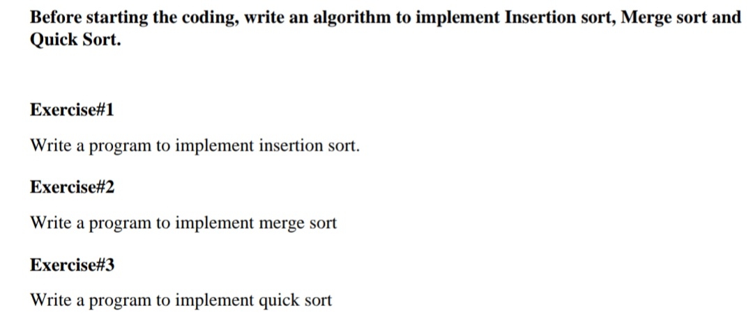 Before starting the coding, write an algorithm to | Chegg.com
