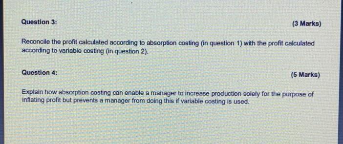 Solved Answer ALL the questions in this section. Question 1: | Chegg.com