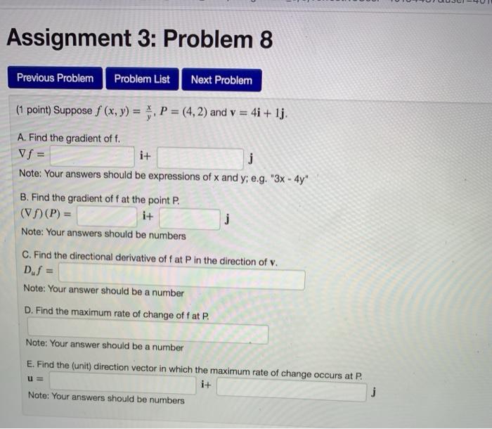 Solved Assignment 3 Problem 8 Previous Problem Problem L Chegg Com