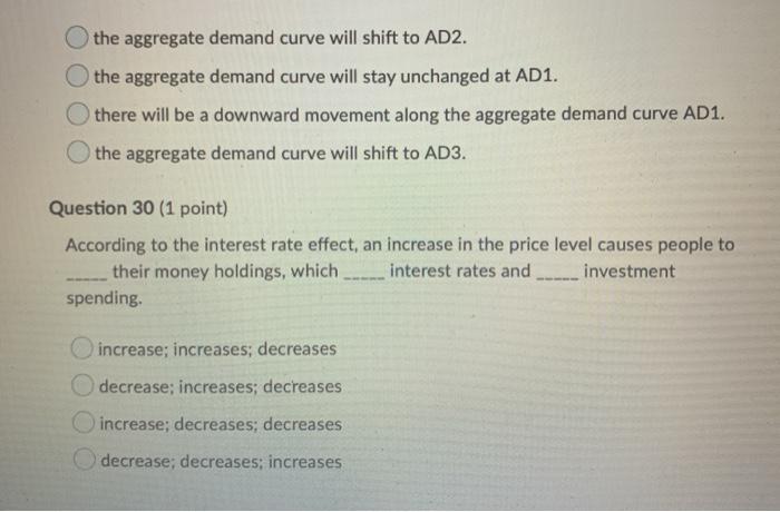 Solved Question 26 (1 point) (Figure: An Increase in | Chegg.com
