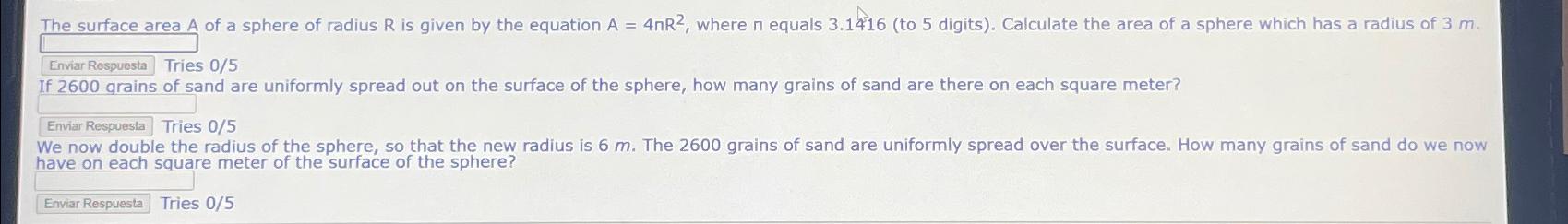 Solved of a sphere of radius R is given by the equation | Chegg.com